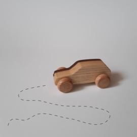 Houto Panda- houten speelgoedauto