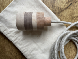 Houten lamp - fitting Lies
