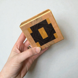 Houten doosje L