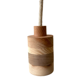 Houten lamp - fitting Bruno