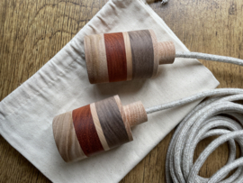 Set/enkele houten lamp - fitting  Elke