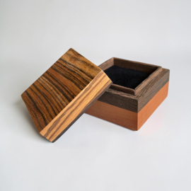Houten ringendoosje S