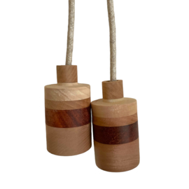 Set/enkele houten lamp - fitting  Melle