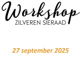 Workshop zaterdag 27 september 2025 om 10:00 uur = VOL