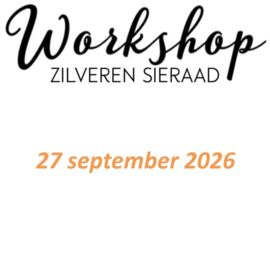 Workshop zondag  27 september 2026 om 13:00 uur