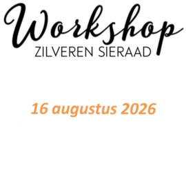 Workshop zondag  16 augustus 2026 om 13:00 uur