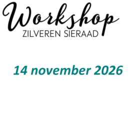 Workshop zaterdag 14 november 2026 om 10:00 uur