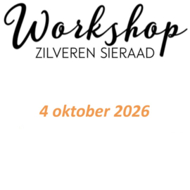 Workshop zondag  4 oktober 2026 om 13:00 uur
