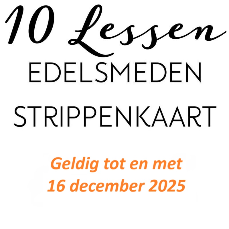 Strippenkaart voor 10 lessen