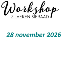 Workshop zaterdag 28 november 2026 om 10:00 uur