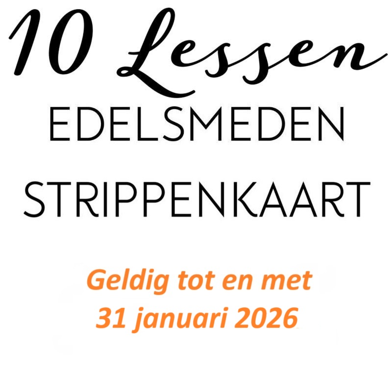 Strippenkaart voor 10 lessen