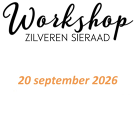 Workshop zondag  20 september 2026 om 13:00 uur