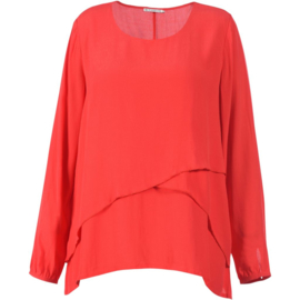 Studio laagjes blouse met lange mouw