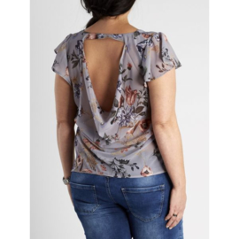 Zoey top met bloemen print