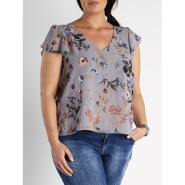 Zoey top met bloemen print