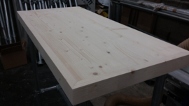 Tafel blad vurenhout (steigerhout geschaafd)