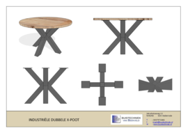 Dubbele X- of kruispoot