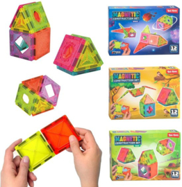 Magnetic Construction 12 dlg. assorti