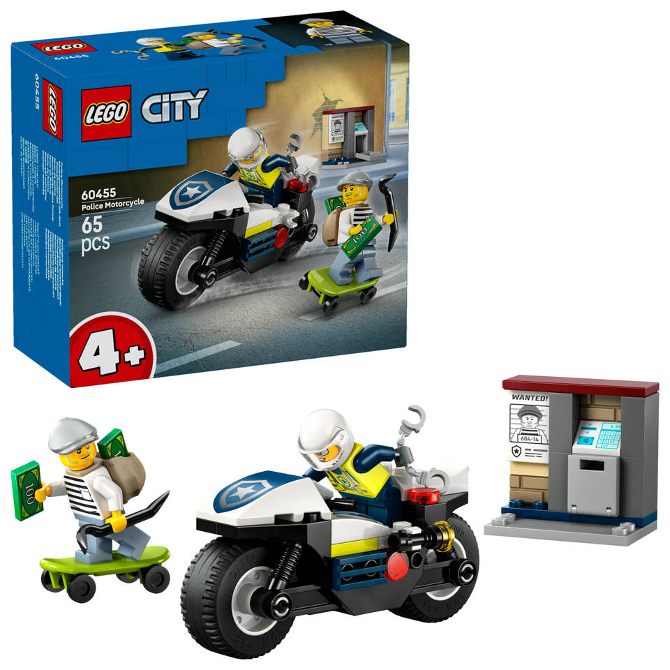 Politiemotor  - Lego City 60455