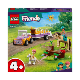 Paard & Pony aanhangwagen  - Lego Friends 42634