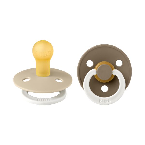 BIBS Classic 2 stuks Vanilla/ Dark Oak