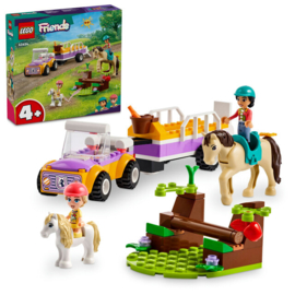 Paard & Pony aanhangwagen  - Lego Friends 42634
