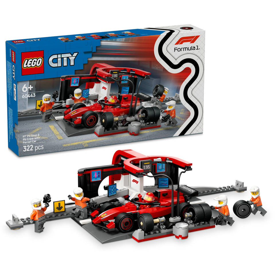 F1 Pitstop Ferrari  - Lego City 60443