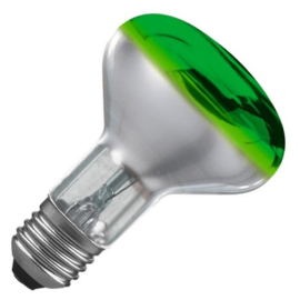 Osram reflectorlamp R80 60 Watt E27 groen
