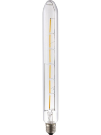 SPL Filament LED Colorenta E27 T38 x 315 mm 230 Volt 400 Lumen 5.5 Watt 922 Clear 6 x Cross dimbaar