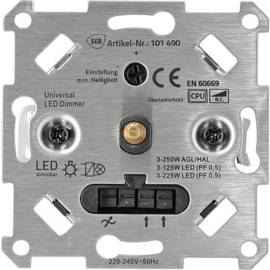 EGB Autodetect dimmer voor LED + standaard automatische selectie van dimmodus