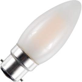 GBO LED - kaarslamp Ba22d mat 1.5 Watt 925 DB