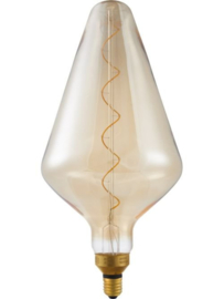 SPL Filament LED E27 Fila Big Flex Cone 200 x 408 mm 230 Volt 250 Lumen 6 Watt 920 Gold dimbaar