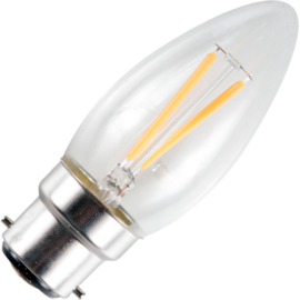 GBO LED - kaarslamp Ba22d helder 1.5 Watt 925 DB