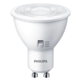 Philips LED GU10 4.8 Watt 827-830-840 2700K-3000K-4000K 36º 360 Lumen Ø 50 mm dimbaar