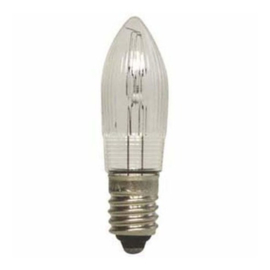 Osram Topkaars helder half geribbeld 15 Volt 3 Watt E10 Bls3