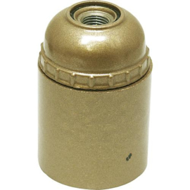 GBO fitting E27 goud kunststof glad