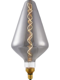 SPL Filament LED E27 Fila Big Flex Cone 200 x 408 mm 230 Volt 140 Lumen 6 Watt 822 Smoke dimbaar