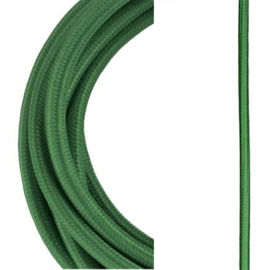 Bailey textielsnoer 2 x 0,75 mm² 3 meter kleur donker groen