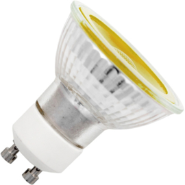 GBO LED reflectorlamp GU10 geel 5 Watt 38° DB
