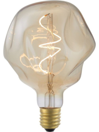 SPL Filament LED E27 Fila Big Flex Mystery G125 x 176 mm 230 Volt 140 Lumen 4 Watt 920 Gold dimbaar