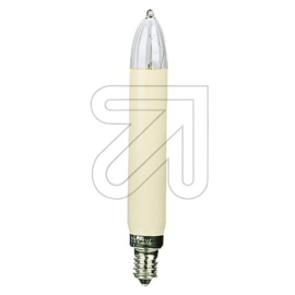 GBO kaarslamp ivoor helder 8 Volt 3 Watt E10 Bls3