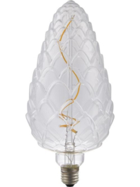 SPL Filament LED E27 Fila Big Flex Pine-Cone 120  x 250 mm 230 Volt 190 Lumen 4 Watt 922 Clear dimbaar