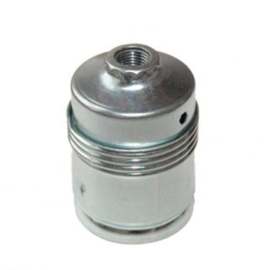 GBO fitting  E27 chroom glad M10 x 1