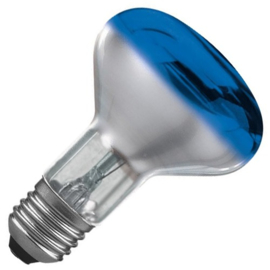 Osram reflectorlamp R80 60 Watt E27 blauw