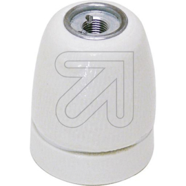 GBO fitting E27 porselein geglazuurd M10 x 1 met aardlip