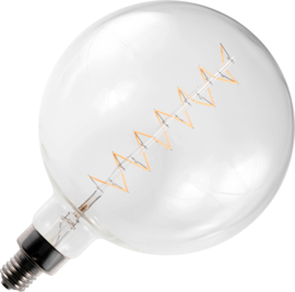 SPL Filament LED E40 Fila Big Globe Spiral G300 x 420 mm 230 Volt 970 Lumen 10 Watt 925 Clear dimbaar