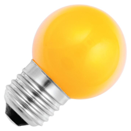 GBO Party LED kogellamp E27 geel 1.5 Watt ND