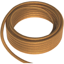 GBO textielsnoer 2 x 0,75 mm² kleur goud per meter