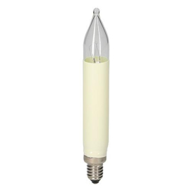 GBO kaarslamp ivoor helder 12 Volt 3 Watt E10 Bls3