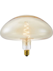 SPL Filament LED E27 Fila Big Flex Mush 250 x 190 mm 230 Volt 140 Lumen 4 Watt 920 Gold dimbaar